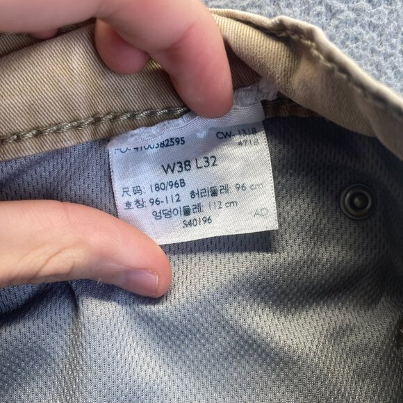 Denizen Levis 231 Mens Pants Size 38X32 Beige Athletic Fit - Picture 10 of 13